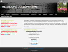 Tablet Screenshot of pinebrookecondo.com